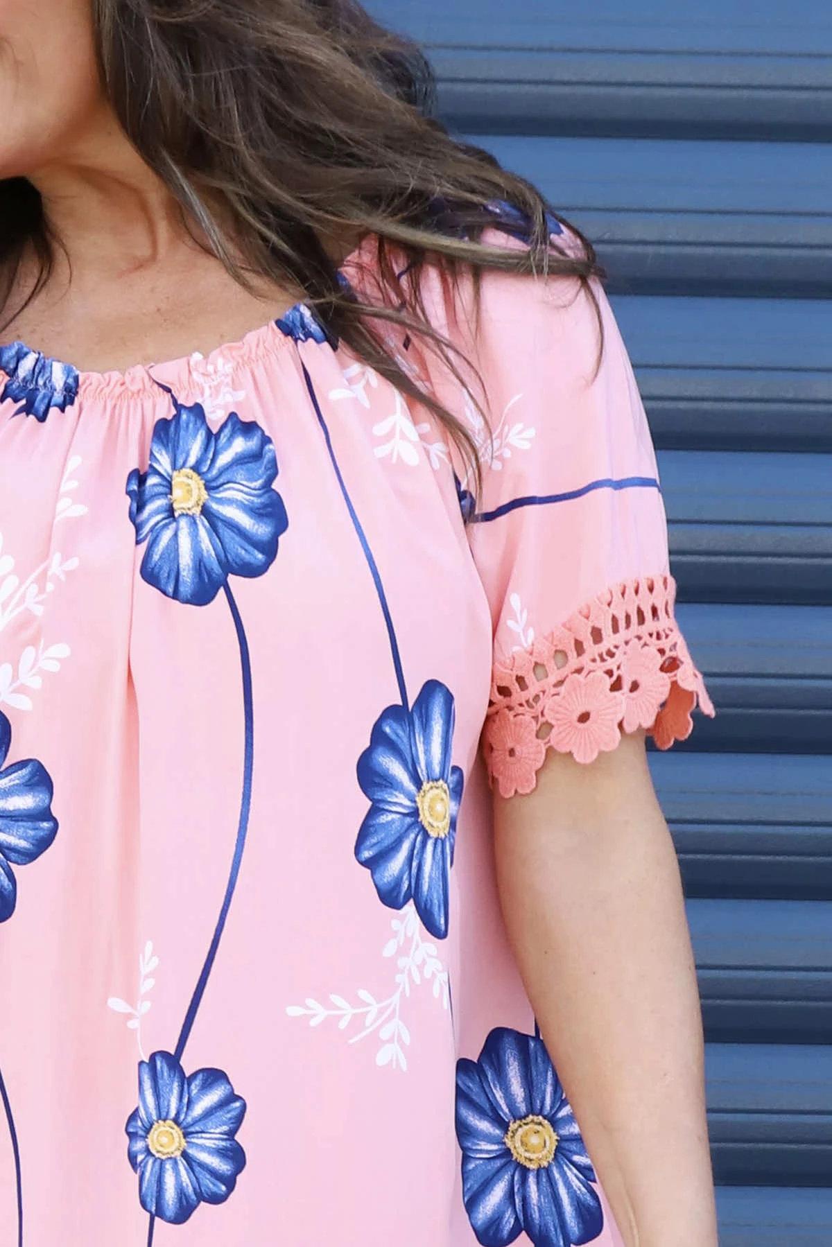 Thea Floral Dress Orange 5 Thea Floral Dress Orange - Image 3