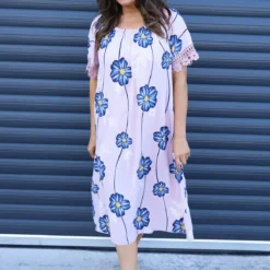 Thea Floral Dress Pink