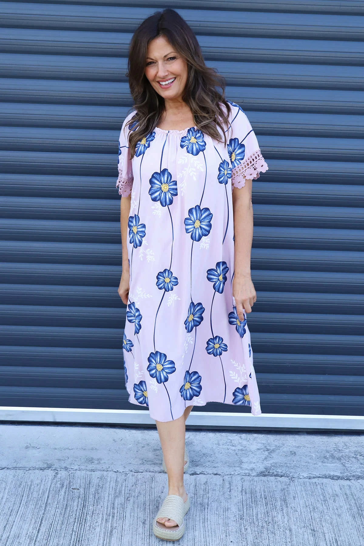 Thea Floral Dress Pink 3 Thea Floral Dress Pink