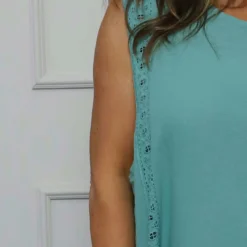 Ferne Sleeveless Cotton Top Sage Green 8 Ferne Sleeveless Cotton Top Sage Green -Kitandkaboodal Store IMG 2140 e8cc413f 212b 44a3 8c68 a1091866141e
