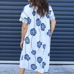 Thea Floral Dress Grey 9 Thea Floral Dress Grey -Kitandkaboodal Store IMG 2157 e5e09871 7e1a 4317 9ecd 5e6bbb867f5a