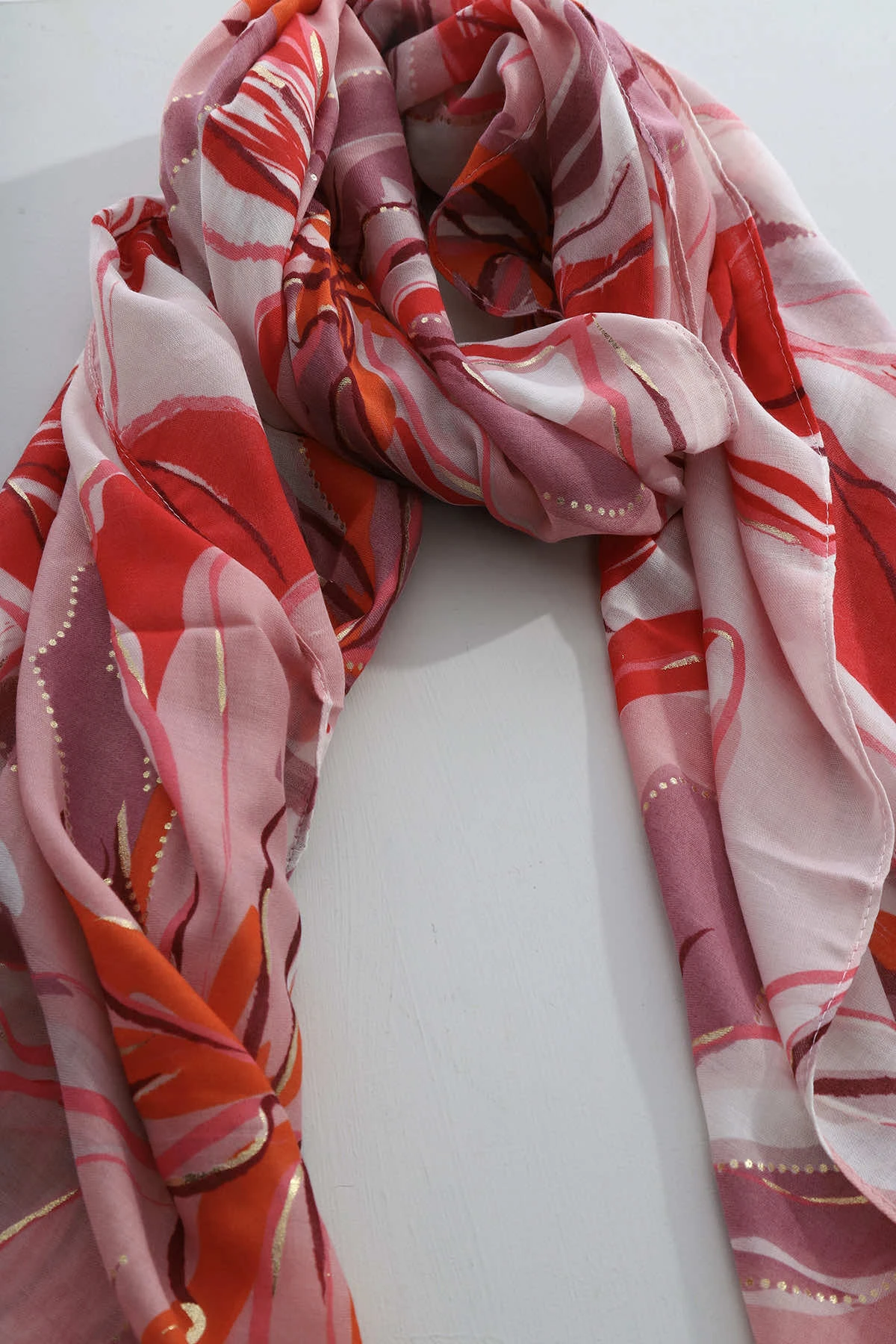 Dakota Scarf Red 4 Dakota Scarf Red - Image 2