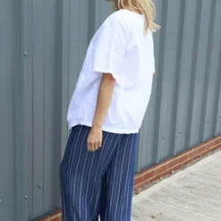 Merle Pocket Linen Top White -Kitandkaboodal Store IMG 2164 03220d5d f736 476a a037 19327f4ca54f