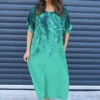 Solada Print Dress Emerald 1 Solada Print Dress Emerald -Kitandkaboodal Store IMG 2183 7dd8a2c1 ee15 473d a671 04d14a84060a