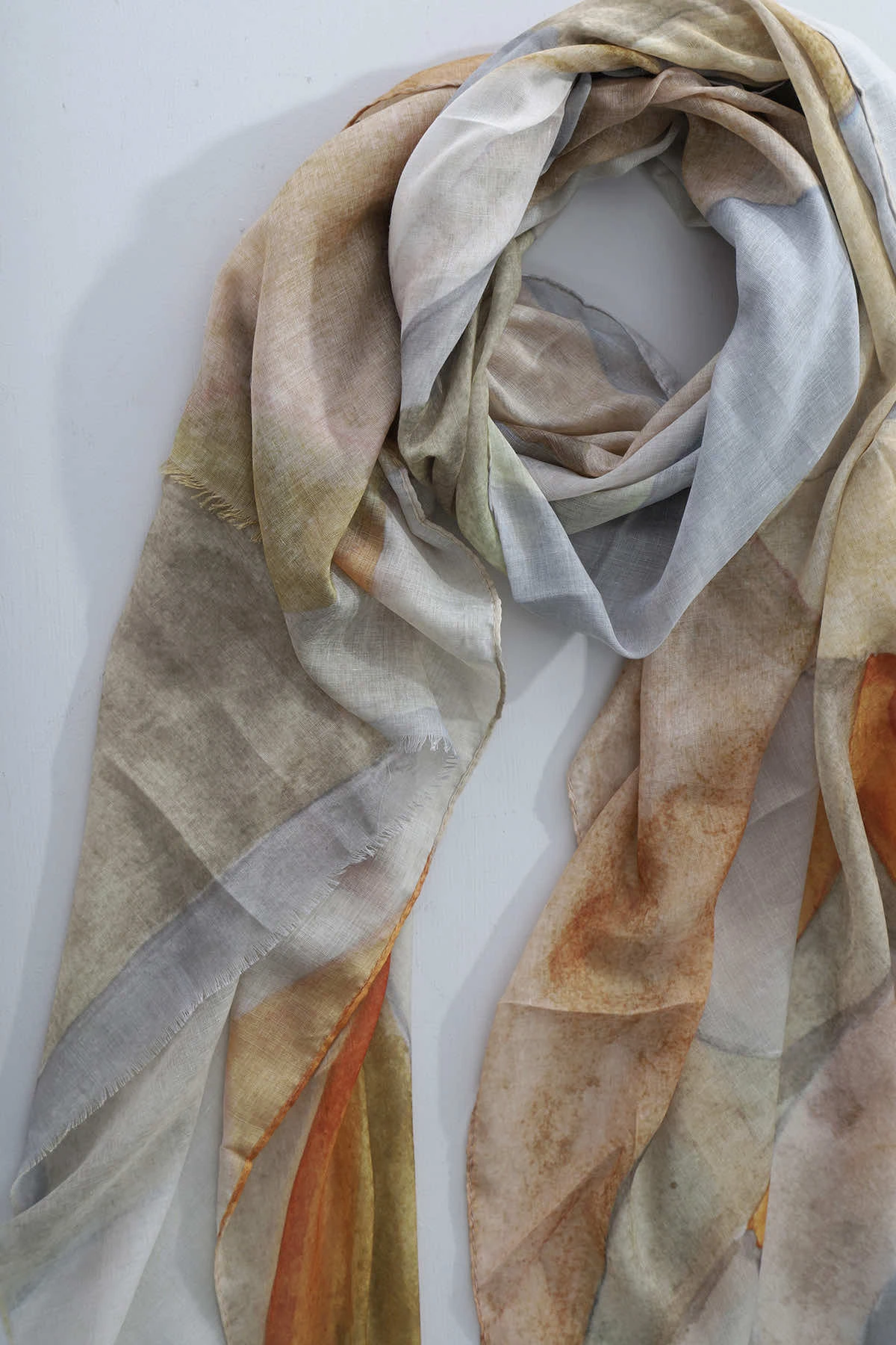 Darcy Scarf Khaki 4 Darcy Scarf Khaki - Image 2