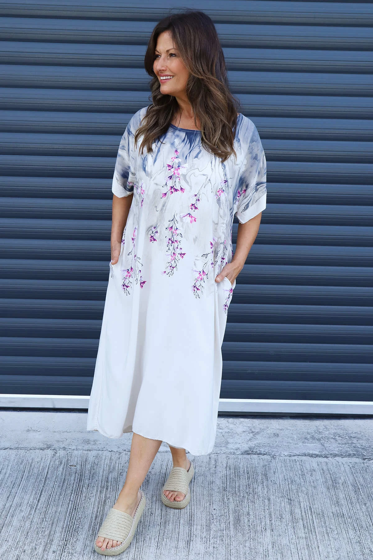 Solada Print Dress Stone 4 Solada Print Dress Stone - Image 2