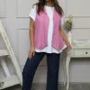 Maryam Linen Waistcoat Fuchsia -Kitandkaboodal Store IMG 2200 d2b15c7b b27c 4c32 bab6 128476b2e05c