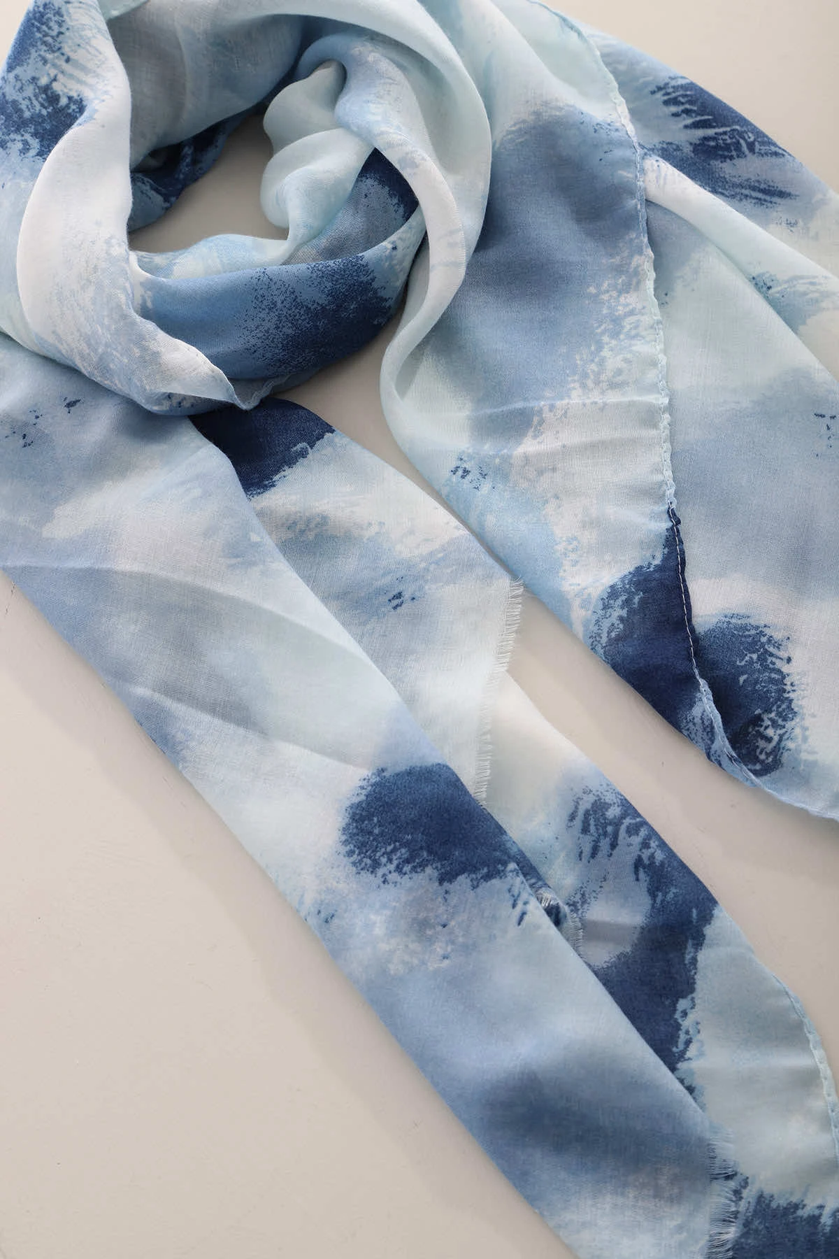 Rhonda Scarf Blue 6 Rhonda Scarf Blue - Image 4