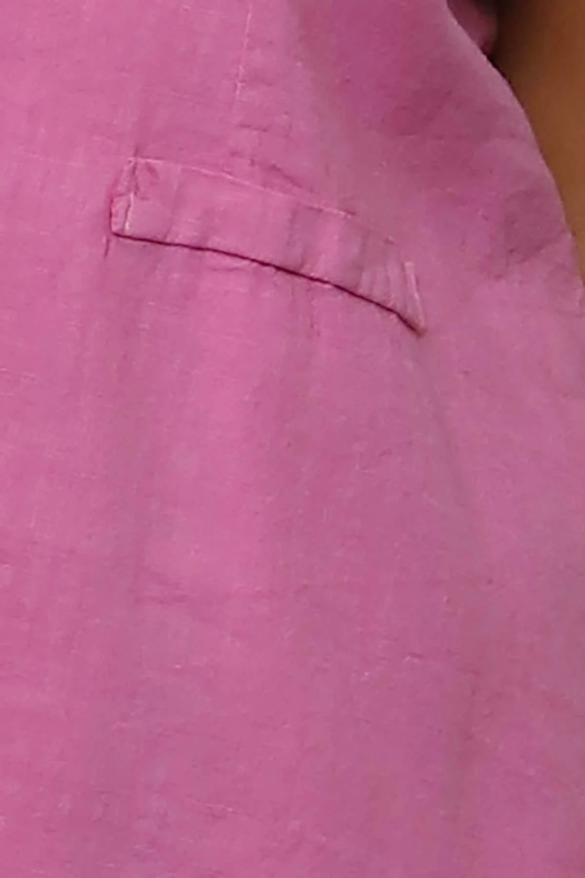 Maryam Linen Waistcoat Fuchsia 5 Maryam Linen Waistcoat Fuchsia - Image 3