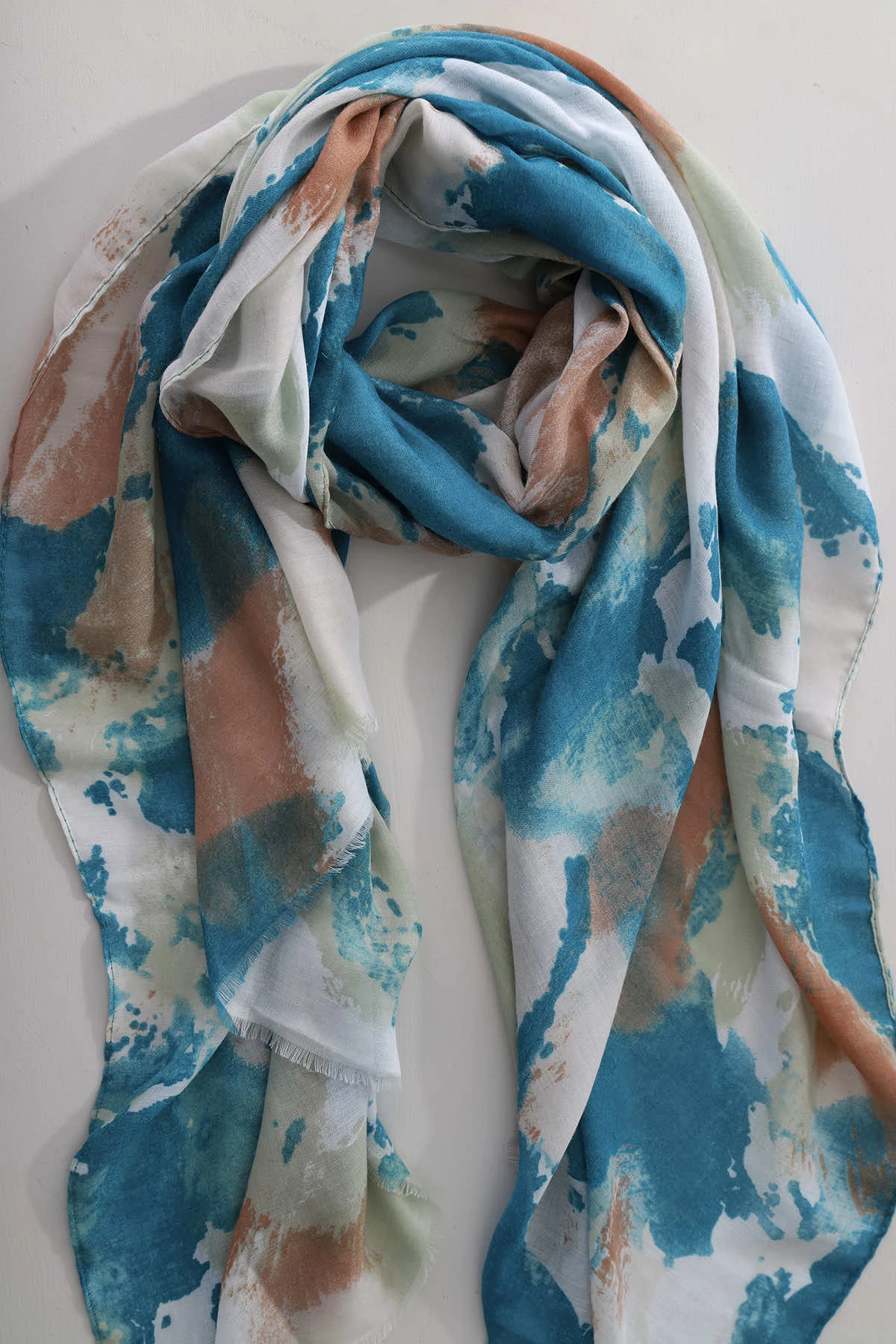 Rhonda Scarf Teal 4 Rhonda Scarf Teal - Image 2