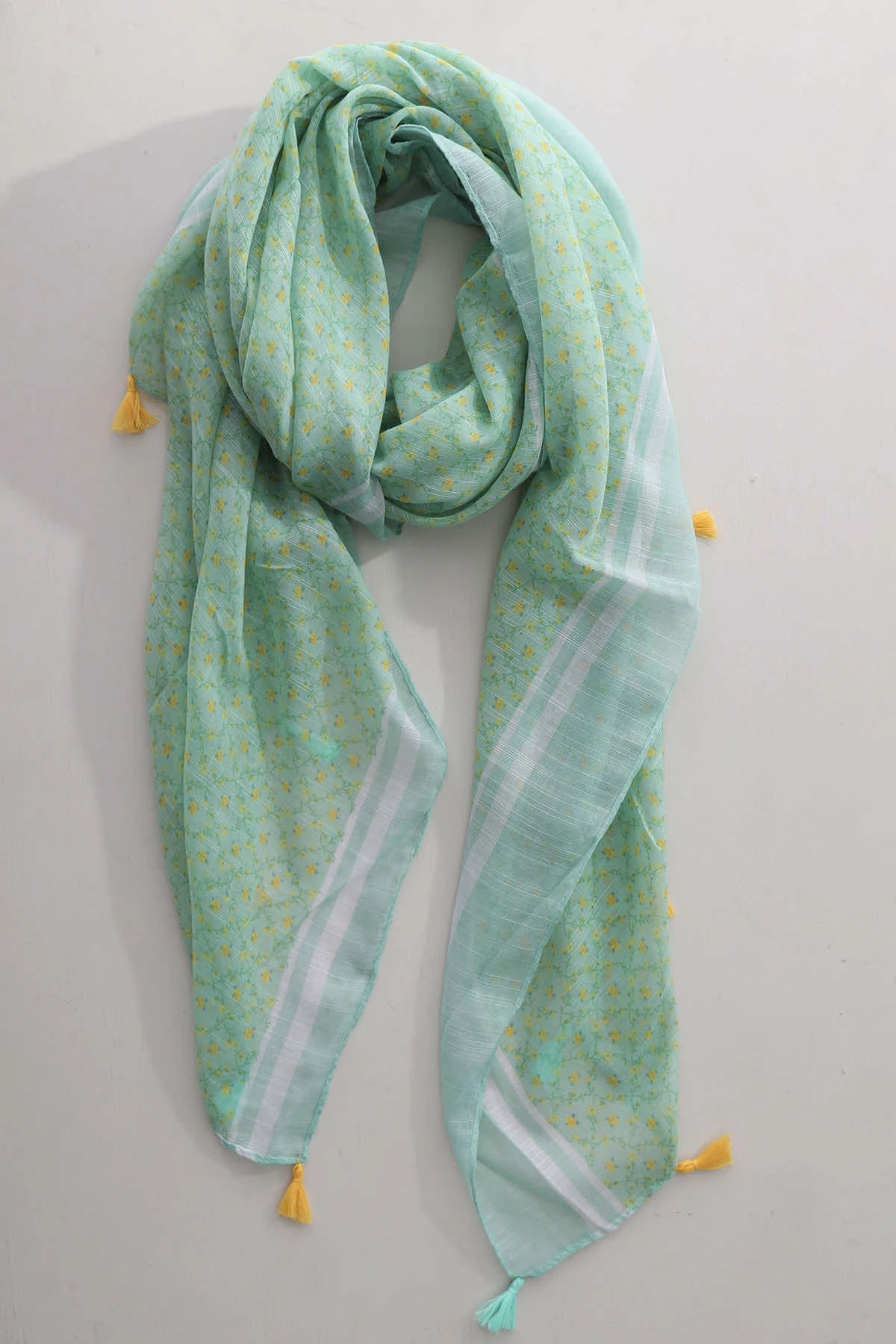 Gemma Scarf Green 3 Gemma Scarf Green