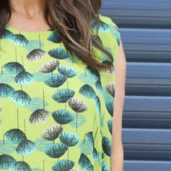 Chloe Print Sleeveless Cotton Dress Olive -Kitandkaboodal Store IMG 2278 2550c84d 61cf 4115 a4e5 9040befdbd38