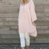 Tarna Button Linen Tunic Pink 1 Tarna Button Linen Tunic Pink -Kitandkaboodal Store IMG 2284 34ee68c2 b391 48e1 900c f856df90f823