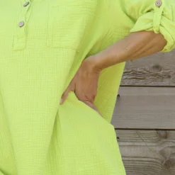 Rhiannon Crinkle Cotton Tunic Lime 8 Rhiannon Crinkle Cotton Tunic Lime -Kitandkaboodal Store IMG 2294 74f03876 43f8 4ac8 9d3b 07b540d2c532