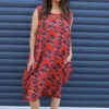 Chloe Print Sleeveless Cotton Dress Red -Kitandkaboodal Store IMG 2308 06587d7a 2efa 4eca bbc3 2bce7fa1ce39