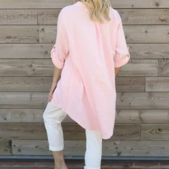 Rhiannon Crinkle Cotton Tunic Pink 9 Rhiannon Crinkle Cotton Tunic Pink -Kitandkaboodal Store IMG 2316 00dcf418 f92a 4c43 922d ca3c7310b741