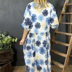 Veronica Print Button Cotton Dress White -Kitandkaboodal Store IMG 2317 7d89e232 5344 4189 a4d8 f21cb02e230e