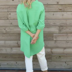 Rhiannon Crinkle Cotton Tunic Emerald 9 Rhiannon Crinkle Cotton Tunic Emerald -Kitandkaboodal Store IMG 2323 5eebb2ec 9936 44b1 bf6e 8f9401914d6b