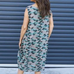 Chloe Print Sleeveless Cotton Dress Mocha 9 Chloe Print Sleeveless Cotton Dress Mocha -Kitandkaboodal Store IMG 2338 5b542764 eb19 4f9b ab6e 474da9b8fd6b