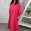 Francesca Linen Dress Hot Pink 2 Francesca Linen Dress Hot Pink -Kitandkaboodal Store IMG 2371 84047f7d 8c6a 4ae5 bfb9 8a316de1ca6a