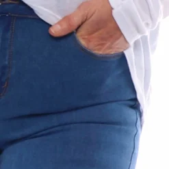 Pinns Slim Fit Super-Stretch Denim Jean Mid Denim 12 Pinns Slim Fit Super-Stretch Denim Jean Mid Denim -Kitandkaboodal Store IMG 2379 d830e4c5 87bc 43e5 9e83 e06bd0ebf34e