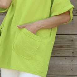 Leonie Crinkle Cotton Top Lime -Kitandkaboodal Store IMG 2460 dab9edf7 7c66 498d a691 f921ead7433b