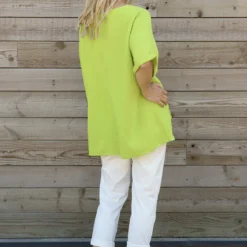 Leonie Crinkle Cotton Top Lime -Kitandkaboodal Store IMG 2465 3a66c862 d69a 436c b043 e1b717271eac