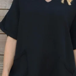 Leonie Crinkle Cotton Top Black 8 Leonie Crinkle Cotton Top Black -Kitandkaboodal Store IMG 2474 21f37eef 416f 4c71 b5d0 bccc28518a2b
