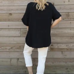 Leonie Crinkle Cotton Top Black 9 Leonie Crinkle Cotton Top Black -Kitandkaboodal Store IMG 2478 ca977fb9 e73d 438e 83dc 340e2f5f11ab