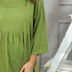 Francesca Linen Dress Olive 8 Francesca Linen Dress Olive -Kitandkaboodal Store IMG 2513 55454c2d 3567 442f aea7 55be6dd56725