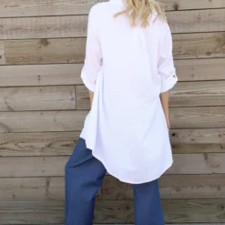 Rhiannon Crinkle Cotton Tunic White -Kitandkaboodal Store IMG 2560 e8aefac9 5b2c 4f95 bb2f 4ea63cfd9d4b