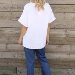 Leonie Crinkle Cotton Top White -Kitandkaboodal Store IMG 2576 1764c9b0 a10f 41da a21d 1cd56bf0eab8