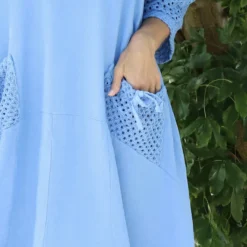 Cadie Crochet Detail Linen Dress Powder Blue 8 Cadie Crochet Detail Linen Dress Powder Blue -Kitandkaboodal Store IMG 2580 068745e3 fdc0 467d 879b 9a7e579c570a