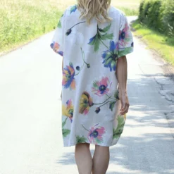 Milana Print Linen Dress Stone 9 Milana Print Linen Dress Stone -Kitandkaboodal Store IMG 2601 146b5401 6b98 4e78 8214 584a908106fa