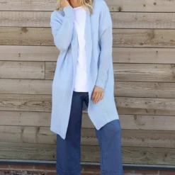 Verity Knit Cardigan Powder Blue