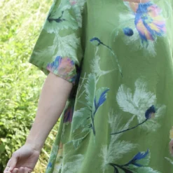 Milana Print Linen Dress Olive 8 Milana Print Linen Dress Olive -Kitandkaboodal Store IMG 2624 88b22800 ecba 4e8c 83e5 5941b832b670