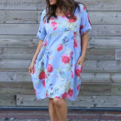 Jolee Floral Print Linen Dress Powder Blue 7 Jolee Floral Print Linen Dress Powder Blue -Kitandkaboodal Store IMG 2688 23eed14c cbac 43a9 be23 974179dc5831