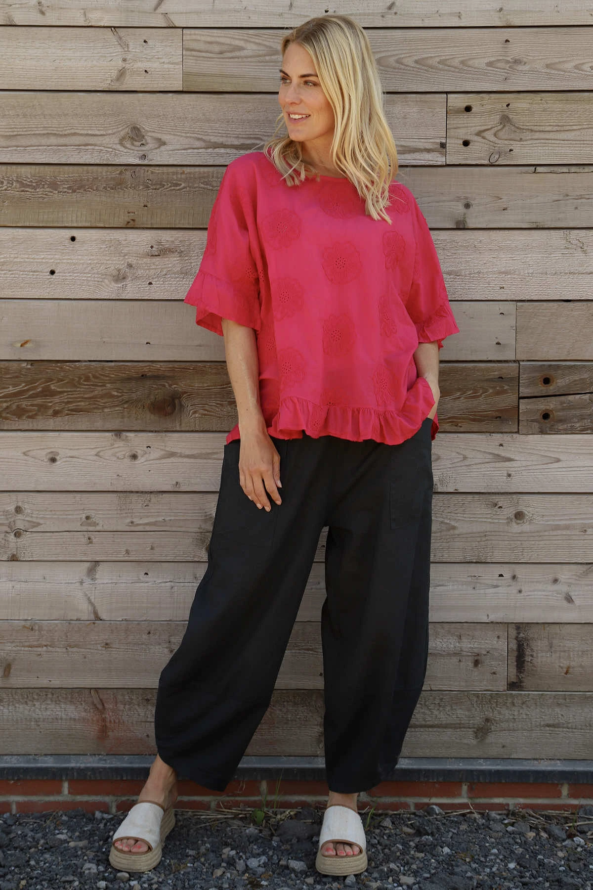 Primrose Linen Trousers Charcoal 4 Primrose Linen Trousers Charcoal - Image 2