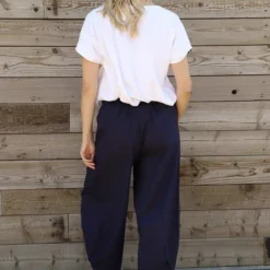 Primrose Linen Trousers Navy 9 Primrose Linen Trousers Navy -Kitandkaboodal Store IMG 2725 30568656 2c4b 40af 9539 5d3398bf044b