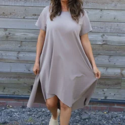 Samia Cotton Tunic Mocha