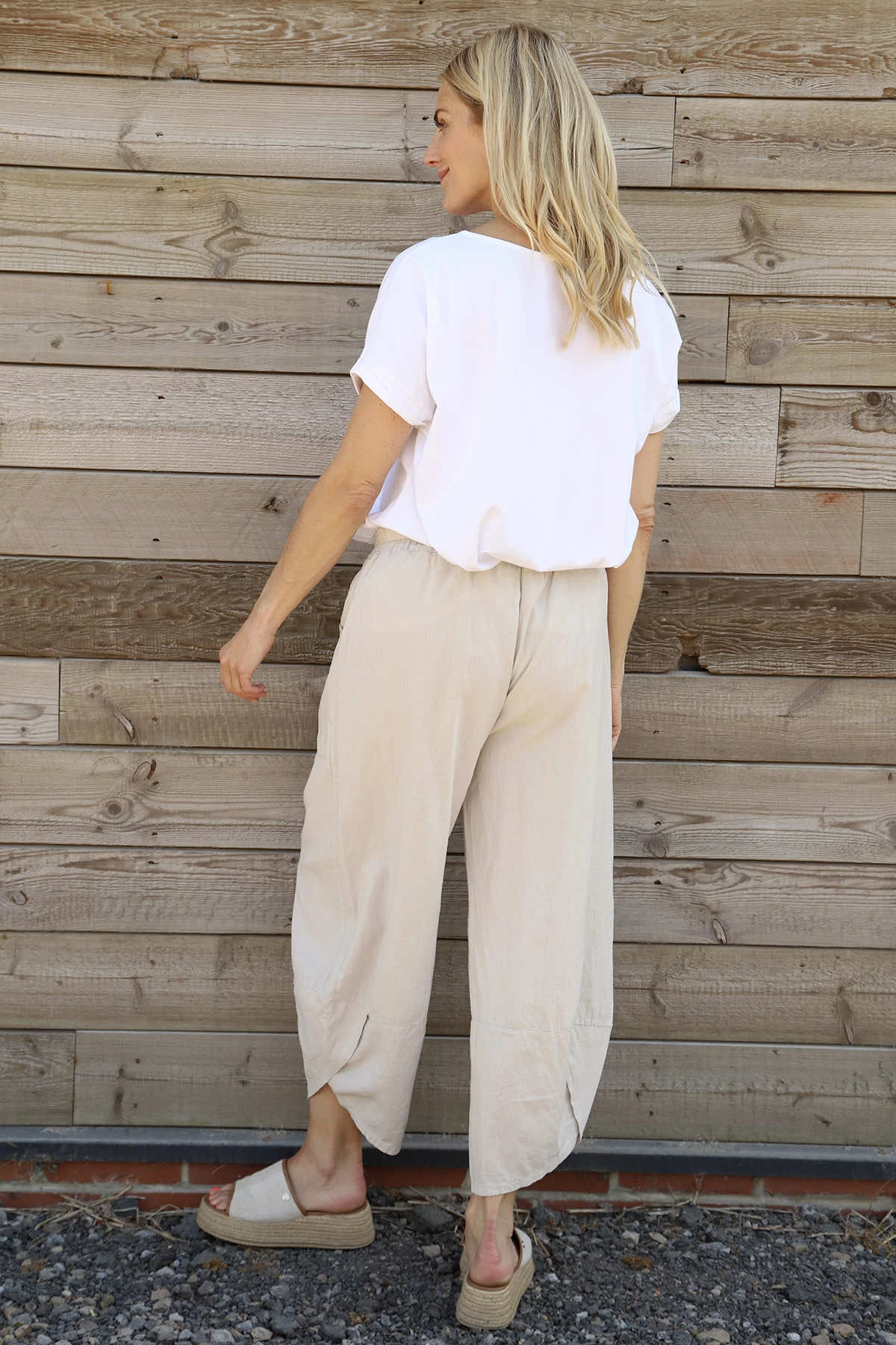 Primrose Linen Trousers Stone 6 Primrose Linen Trousers Stone - Image 4