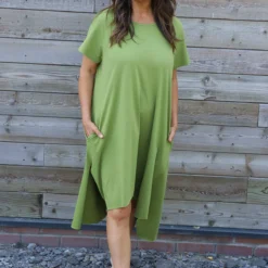 Samia Cotton Tunic Olive