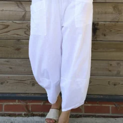 Primrose Linen Trousers White 8 Primrose Linen Trousers White -Kitandkaboodal Store IMG 2766 7c226002 879b 4ce3 afb8 4c76e28bbc07