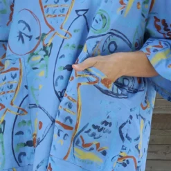 Pescare Print Linen Top Powder Blue 8 Pescare Print Linen Top Powder Blue -Kitandkaboodal Store IMG 2769 552f2436 a4a7 448a 8778 82db75ad5de0