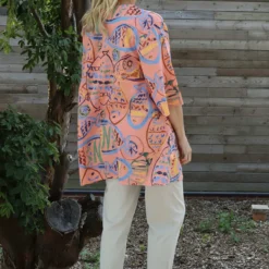 Pescare Print Linen Top Coral 9 Pescare Print Linen Top Coral -Kitandkaboodal Store IMG 2803 c45a3d1d 661a 42fb 88c3 26bac9f30889