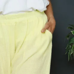Ratana Cotton Trousers Yellow 8 Ratana Cotton Trousers Yellow -Kitandkaboodal Store IMG 2804 97637132 edb0 454e 9a76 5ca20fe58cd8