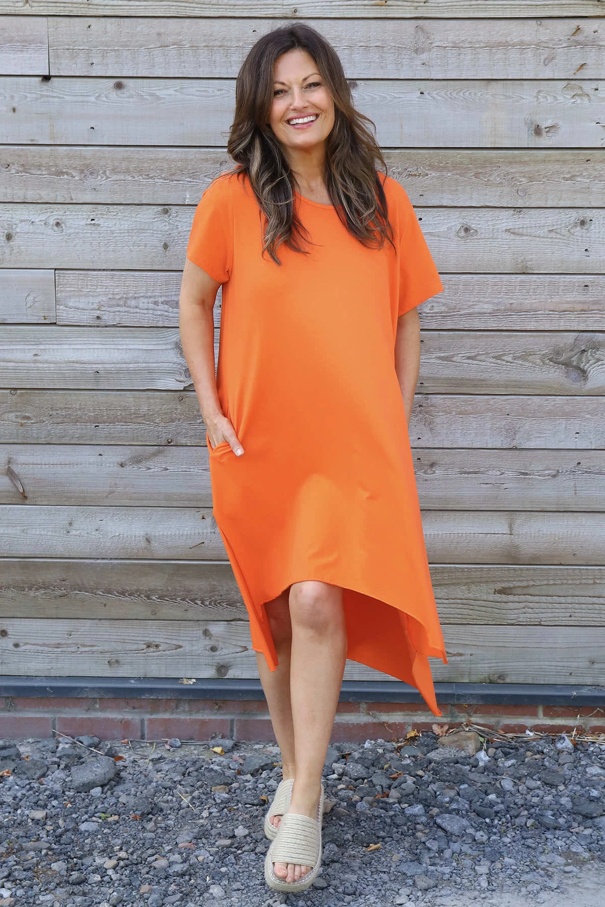 Samia Cotton Tunic Orange 3 Samia Cotton Tunic Orange