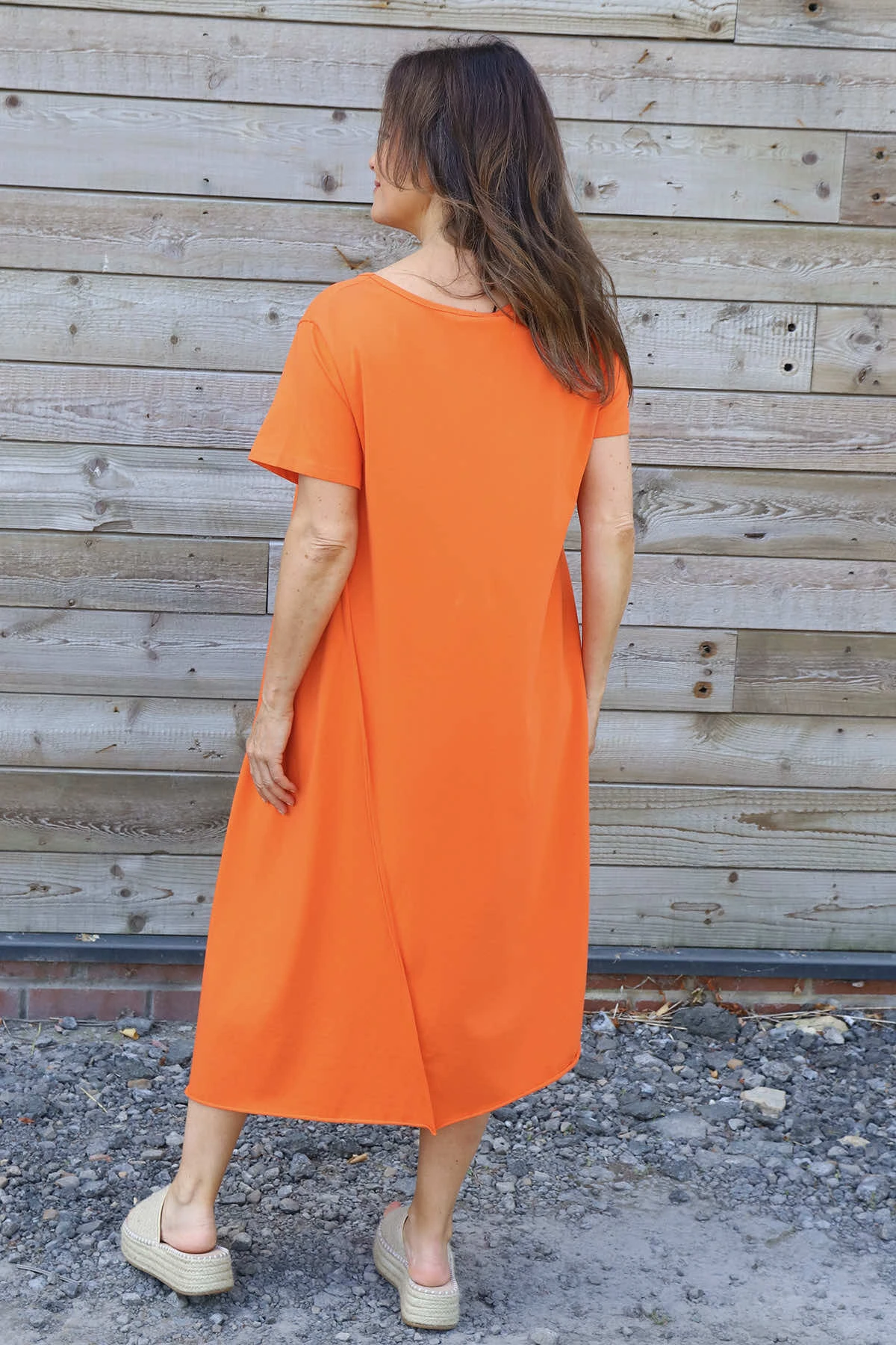 Samia Cotton Tunic Orange 6 Samia Cotton Tunic Orange - Image 4