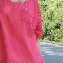 Kristiana Crochet Detail Linen Top Fuchsia 8 Kristiana Crochet Detail Linen Top Fuchsia -Kitandkaboodal Store IMG 2820 c7282d33 83ba 4530 91d7 01f6a901d6b6