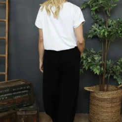 Ratana Cotton Trousers Black -Kitandkaboodal Store IMG 2823 abb8f70f ce48 4990 a20f 5207407bc9ef